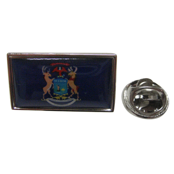 Kiola Designs | Accessories | Michigan Flag Lapel Pin | Poshmark